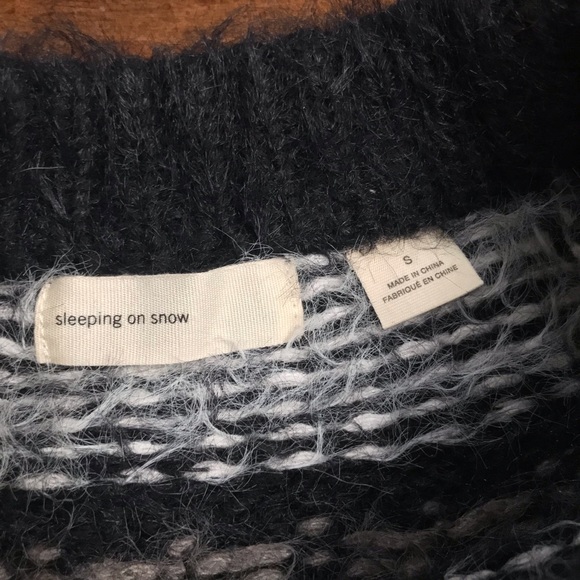 Anthropologie Sleeping on Snow Fair Isle Bubble-Sleeve Pullover sweater - Picture 7 of 9